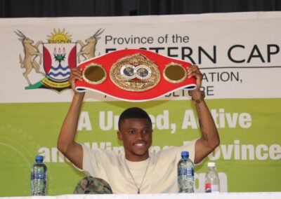 New IBF Junior Fly Weight World Champion – Sivenathi Nontshinga